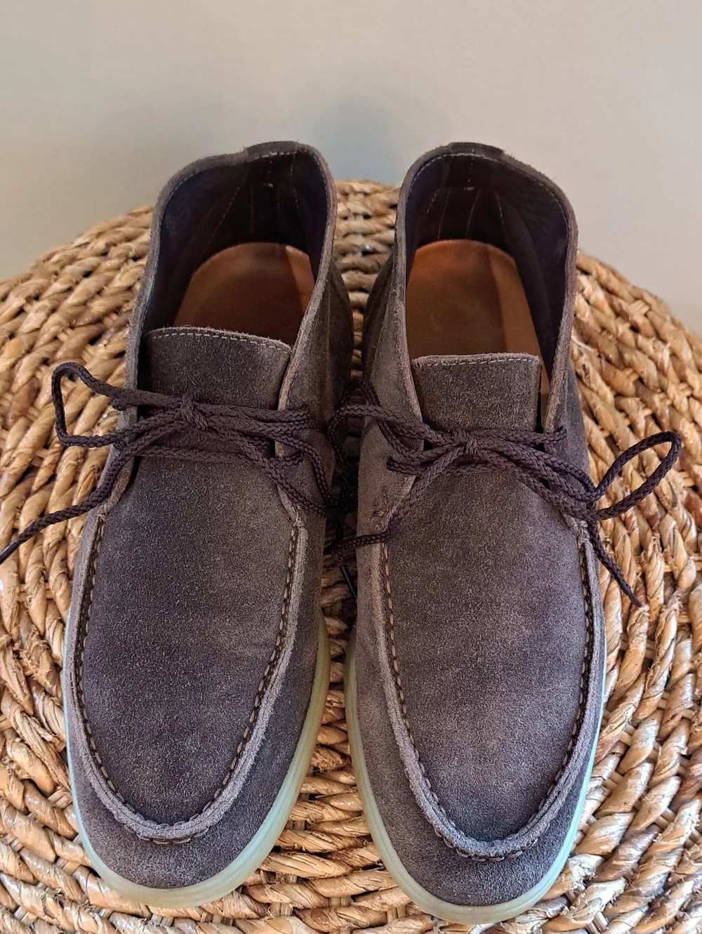 Suitsupply Mens Chukka Brown Suede Business Casual/Preppy Ankle Boots 39/6